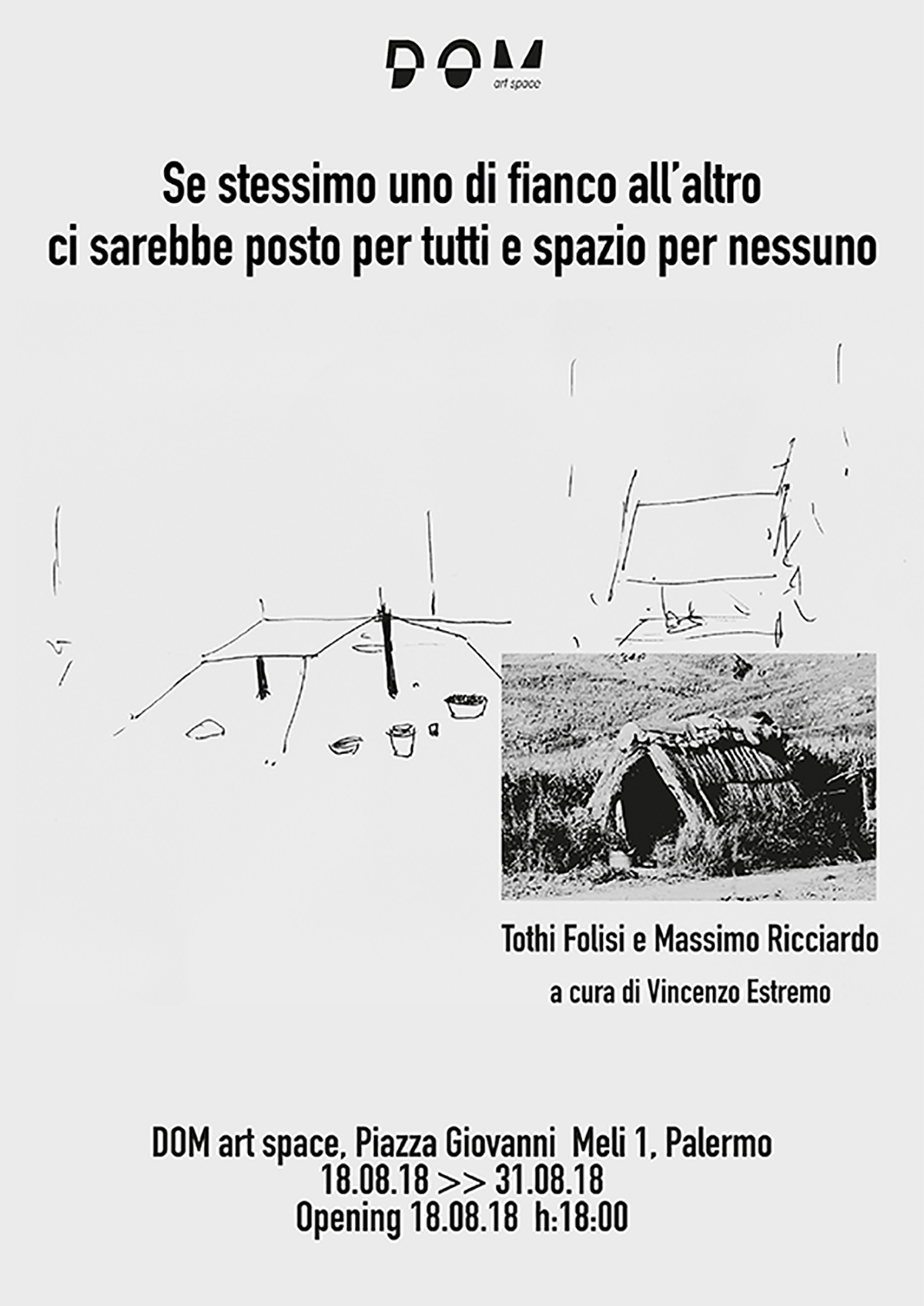 Tothi Folisi / Massimo Ricciardo – Se stessimo uno di fianco all’altro ci sarebbe posto per tutti e spazio per nessuno